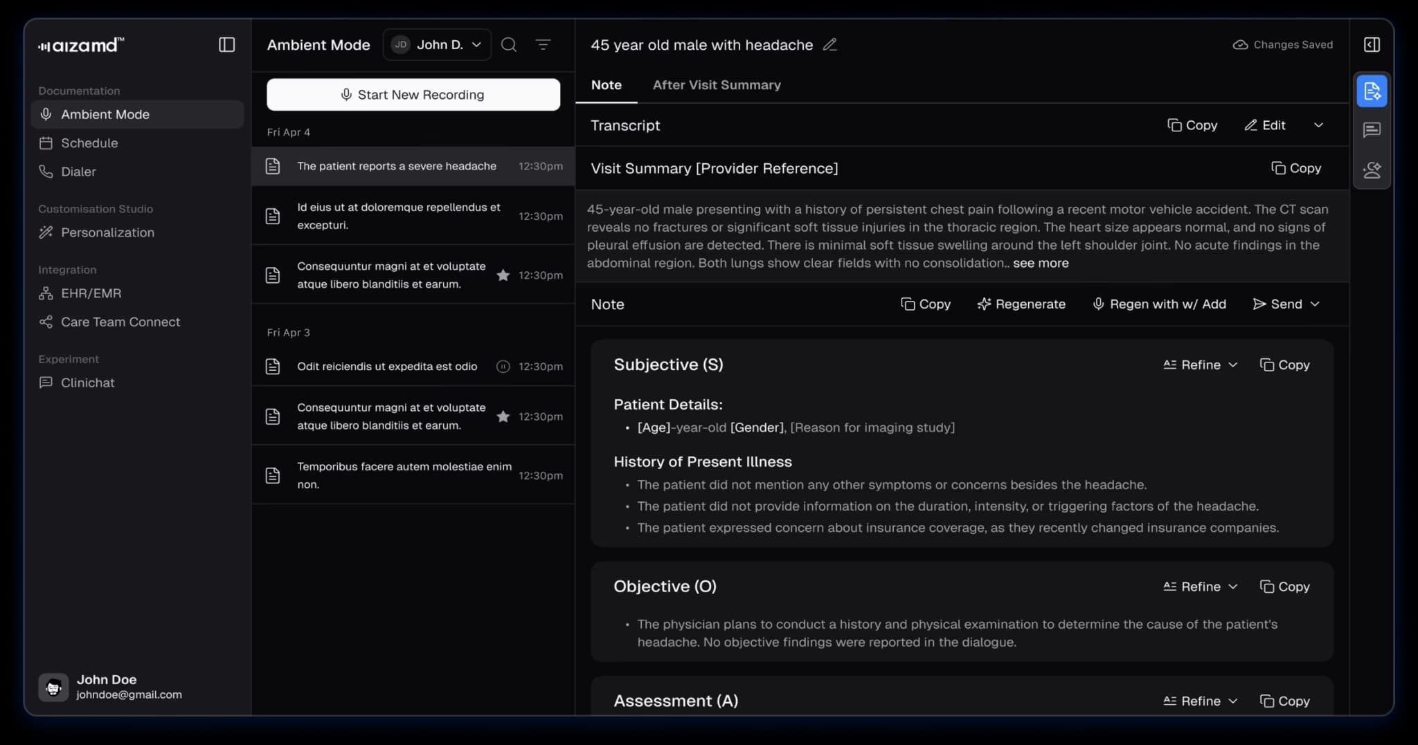 AizaMD Ambient Mode