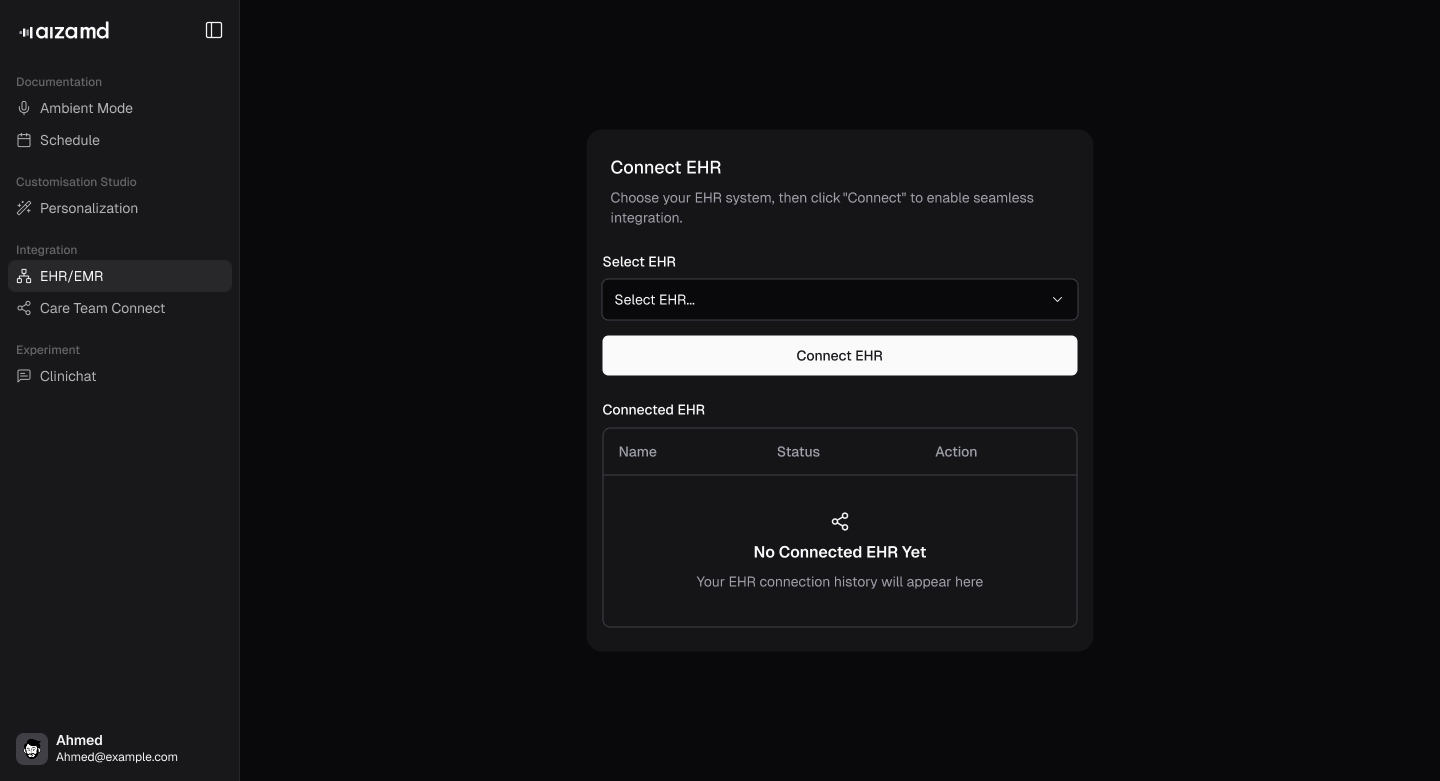 EHR/EMR module