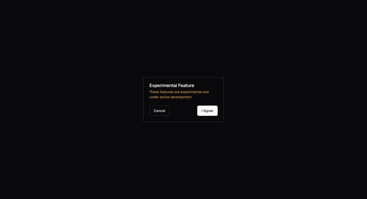 CliniChat disclaimer popup