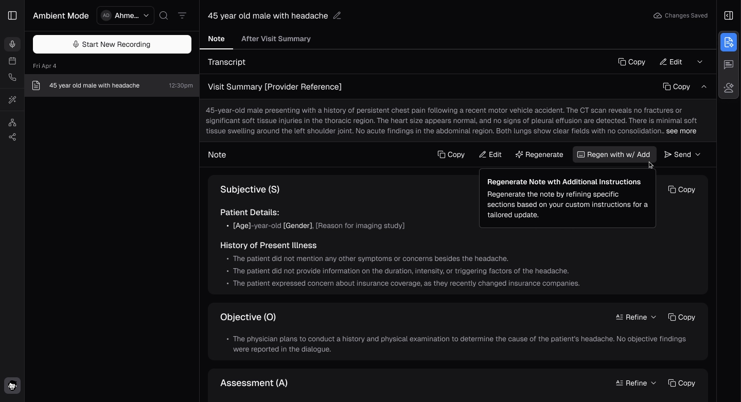 Regen with Add hover