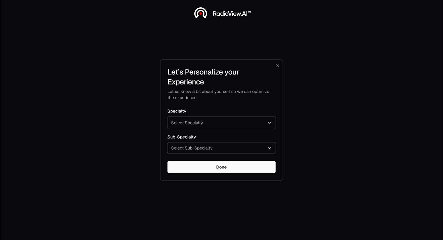 Personalize your experience
